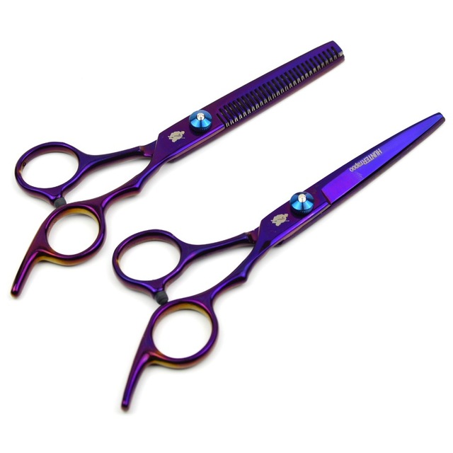 Color barber scissors